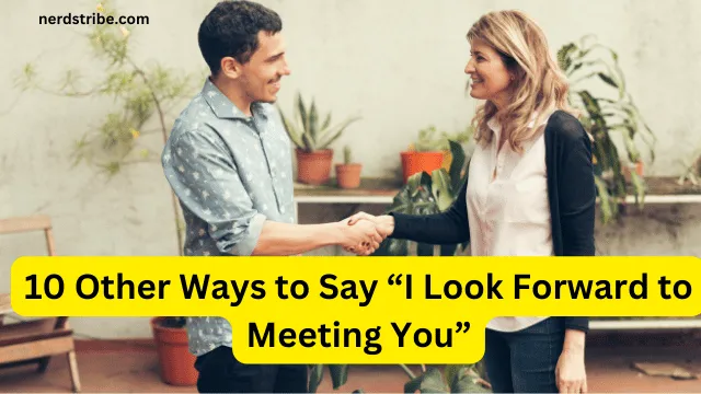 10 Other Ways to Say “I Look Forward to Meeting You”